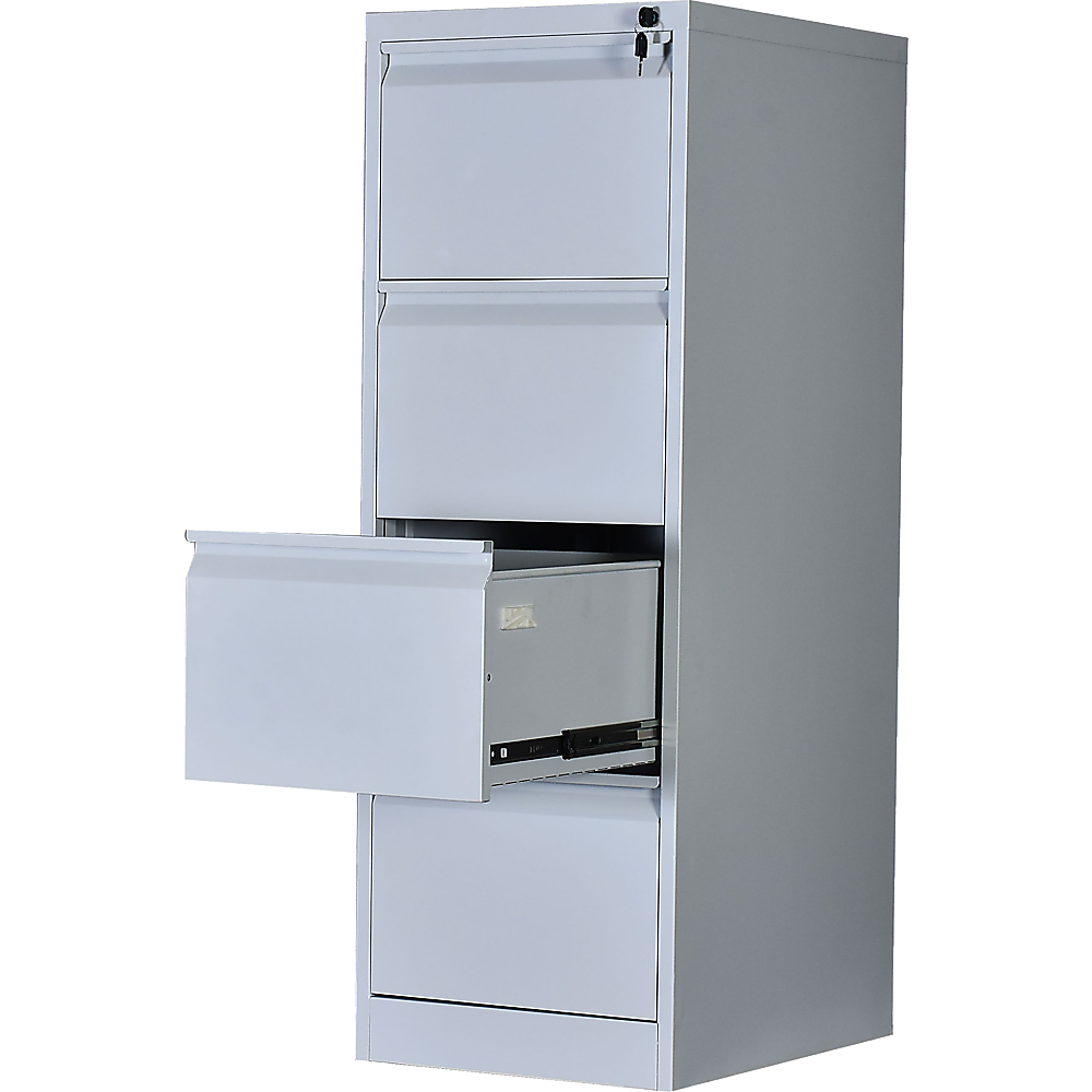 4 Drawer Deep Shelf Office Filing Cabinet Locker Gym Storage With