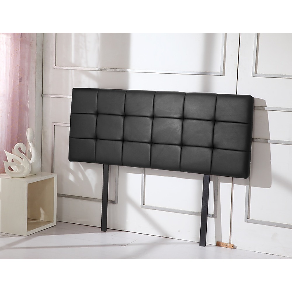 PU Leather Double Bed Deluxe Headboard Bedhead Bedroom Furniture ...
