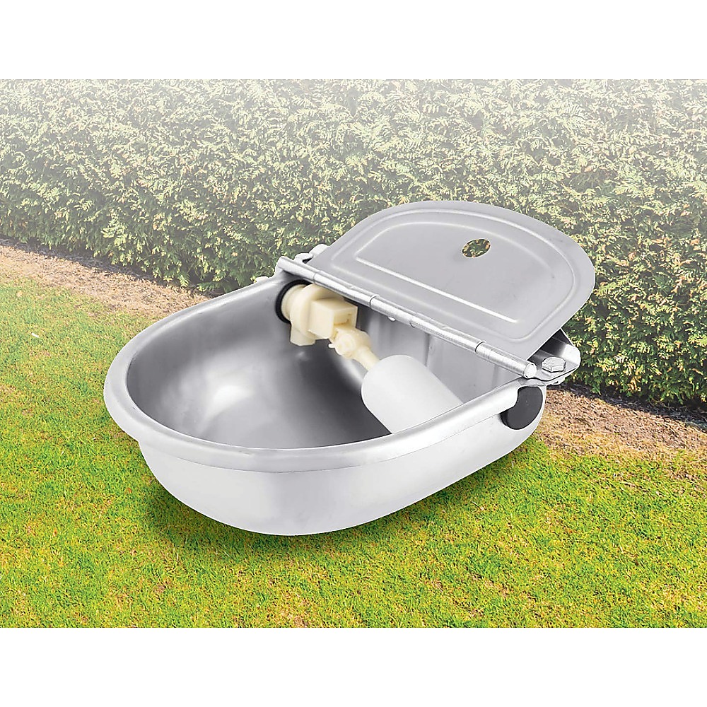 AUTOMATIC WATER TROUGH STAINLESS STEEL SHEEP DOG CHICKEN COW AUTO FILL BOWL eBay