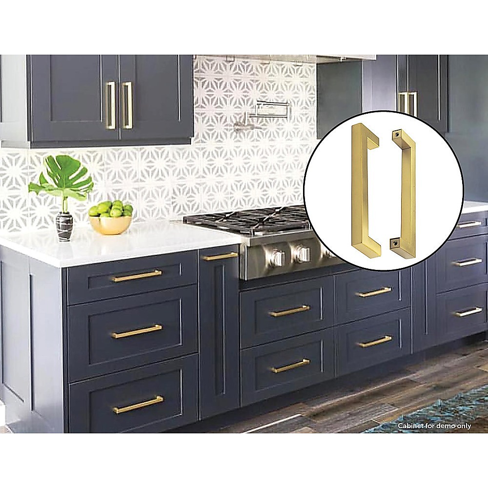brass pulls kitchen cabinets
