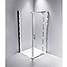 Shower Screen 1000x800x1900mm Framed Safety Glass Pivot Door By Della Francesca