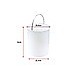 Kitchen Swing Pull Out Bin Stainless Steel Garbage Rubbish Waste Trash Can 14L