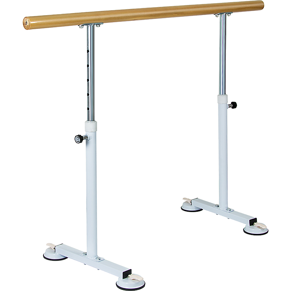 Wooden Portable Ballet Bar Stretch Barre Dance Bar 1.5M Freestanding
