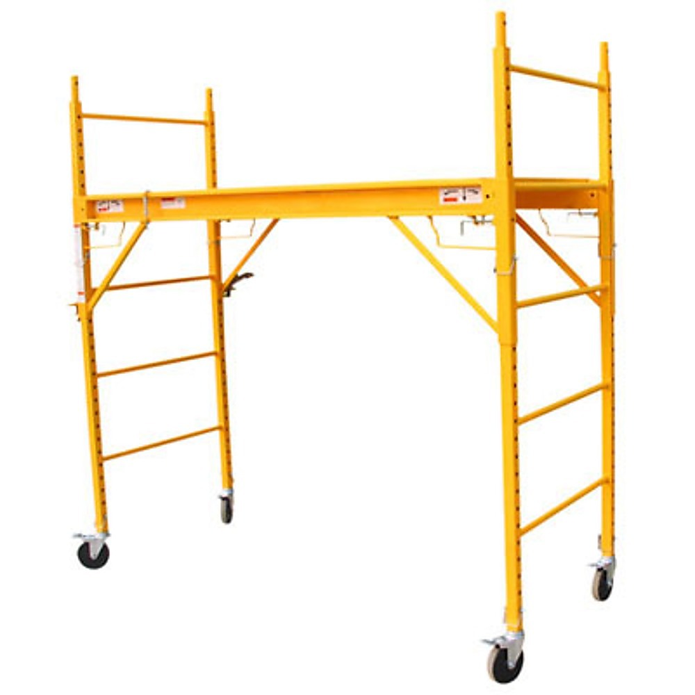 BRAND NEW 450KG MOBILE SAFETY HIGH SCAFFOLD YELLOW eBay